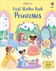 First Sticker Book Princesses цена и информация | Книги для малышей | pigu.lt