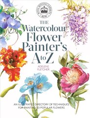 Kew: The Watercolour Flower Painter's A to Z: An Illustrated Directory of Techniques for Painting 50 Popular Flowers цена и информация | Книги о питании и здоровом образе жизни | pigu.lt