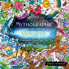 Mythographic Color and Discover: Menagerie: An Artist's Coloring Book of Amazing Animals kaina ir informacija | Knygos apie sveiką gyvenseną ir mitybą | pigu.lt