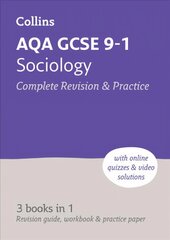 AQA GCSE 9-1 Sociology All-in-One Complete Revision and Practice: Ideal for Home Learning, 2023 and 2024 Exams 2nd Revised edition цена и информация | Книги для подростков и молодежи | pigu.lt