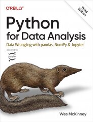 Python for Data Analysis 3e: Data Wrangling with pandas, NumPy, and Jupyter 3rd edition цена и информация | Книги по экономике | pigu.lt