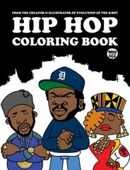 Hip Hop Coloring Book kaina ir informacija | Knygos apie sveiką gyvenseną ir mitybą | pigu.lt