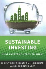 Sustainable Investing: What Everyone Needs to Know kaina ir informacija | Ekonomikos knygos | pigu.lt