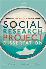 How to do your Social Research Project or Dissertation kaina ir informacija | Socialinių mokslų knygos | pigu.lt