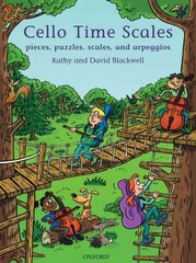 Cello Time Scales: Pieces, puzzles, scales, and arpeggios kaina ir informacija | Knygos apie meną | pigu.lt