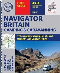 Philip's Navigator Camping and Caravanning Atlas of Britain: (Fourth Edition Spiral binding) цена и информация | Путеводители, путешествия | pigu.lt