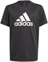 Футболка Adidas B Bl Tee Black GN1478 GN1478/152 цена и информация | Рубашки для мальчиков | pigu.lt