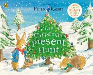 Peter Rabbit The Christmas Present Hunt: A Lift-the-Flap Storybook kaina ir informacija | Knygos mažiesiems | pigu.lt