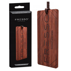 Деревянная подвеска Fresso Signature Man цена и информация | Освежители воздуха для салона | pigu.lt