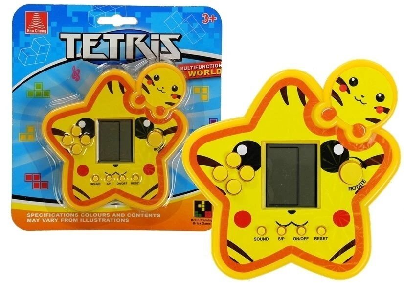 Elektroninis žaidimas vaikams tetris Pikachu kaina ir informacija | Stalo žaidimai, galvosūkiai | pigu.lt