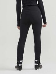 Женские тренировочные брюки Craft Glide Wind Tights W, черные цена и информация | Спортивная одежда для женщин | pigu.lt
