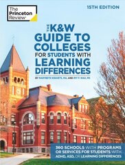 K and W Guide to Colleges for Students with Learning Differences: 325plus Schools with Programs or Services for Students with ADHD, ASD, or Learning Differences 15th Revised edition kaina ir informacija | Socialinių mokslų knygos | pigu.lt