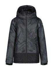 Детская куртка Icepeak 160 г, Lutcher 50033-2*990, черная/серая, 6438522713766 цена и информация | Куртка для мальчика | pigu.lt