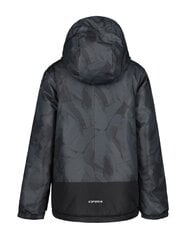 Детская куртка Icepeak 160 г, Lutcher 50033-2*990, черная/серая, 6438522713766 цена и информация | Куртка для мальчика | pigu.lt