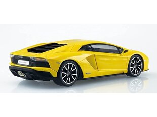 Сборная пластиковая модель Aoshima - The Snap Kit Lamborghini Aventador S Pearl, желтая, 1/32, 06346 цена и информация | Конструкторы и кубики | pigu.lt