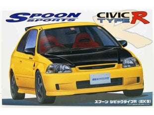 Konstruktorius Fujimi - Spoon Honda Civic Type R (EK9), 1/24, 04635 kaina ir informacija | Konstruktoriai ir kaladėlės | pigu.lt