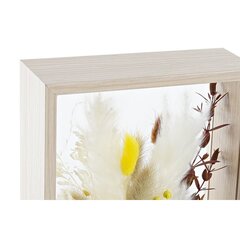 Декоративный цветок DKD Home Decor 16 x 6 x 21 cm Бежевый Зеленый Жёлтый Цветы (2 штук) цена и информация | Искусственные цветы | pigu.lt