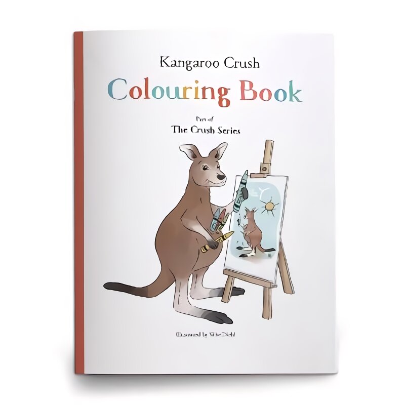 Kangaroo Crush Colouring Book kaina ir informacija | Knygos mažiesiems | pigu.lt