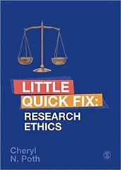 Research Ethics: Little Quick Fix kaina ir informacija | Enciklopedijos ir žinynai | pigu.lt