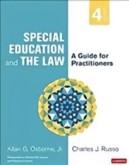 Special Education and the Law: A Guide for Practitioners 4th Revised edition kaina ir informacija | Socialinių mokslų knygos | pigu.lt