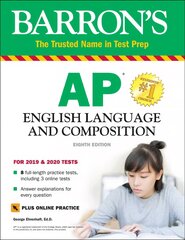 AP English Language and Composition: With Online Tests Eighth Edition цена и информация | Пособия по изучению иностранных языков | pigu.lt