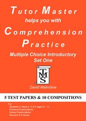 Tutor Master Helps You with Comprehension Practice - Multiple Choice Introductory Set One kaina ir informacija | Knygos paaugliams ir jaunimui | pigu.lt