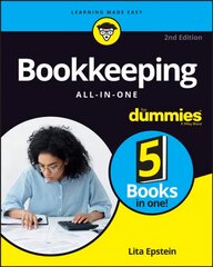 Bookkeeping All-in-One For Dummies,2e 2nd Edition цена и информация | Книги по экономике | pigu.lt