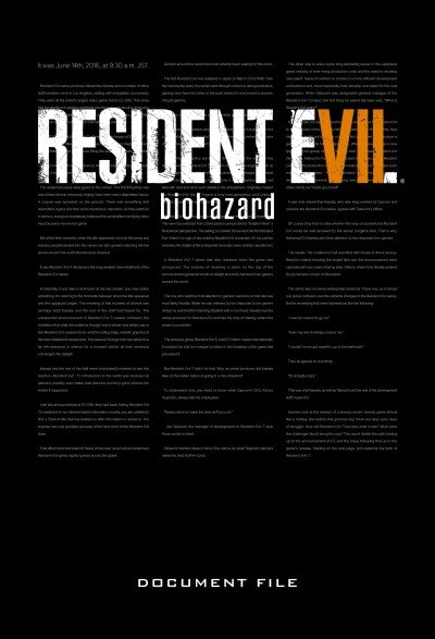 Resident Evil 7: Biohazard Document File kaina ir informacija | Knygos apie meną | pigu.lt