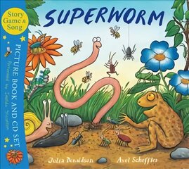 Superworm Book & CD цена и информация | Книги для самых маленьких | pigu.lt