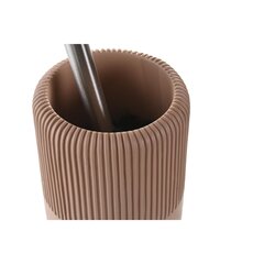 Щетка для унитаза DKD Home Decor 9,5 X 9,5 X 36,5 CM Натуральный Серый Цемент цена и информация | Набор акскссуаров для ванной | pigu.lt