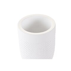 Стакан DKD Home Decor 8 x 8 x 10,5 cm Цемент Белый цена и информация | Вазоны | pigu.lt