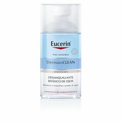 Средство для снятия макияжа с глаз Eucerin DermatoClean, 125 мл цена и информация | Средства для очищения лица | pigu.lt