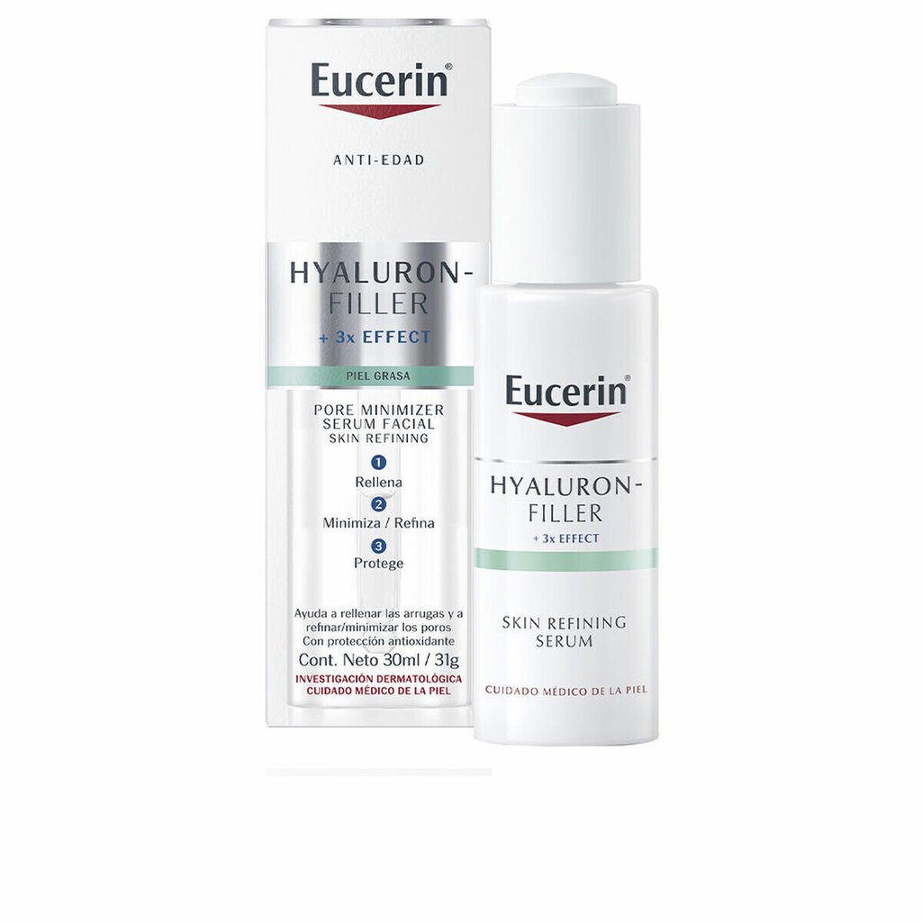 Serumas Eucerin Hyaluron Filler Skin Refining 30 ml цена и информация | Veido aliejai, serumai | pigu.lt