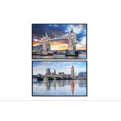 Картина из двух частей «Лондон» цена и информация | Репродукции, картины | pigu.lt