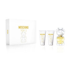 Rinkinys Moschino Toy Boy2 moterims/vyrams: tualetinis vanduo EDT, 50 ml + dušo želė, 50 ml + kūno losjonas, 50 ml kaina ir informacija | Kvepalai moterims | pigu.lt