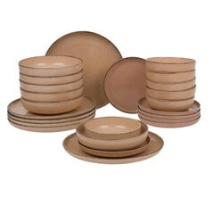 Kutahya Porselen pietų servizas Sand, 24 dalių kaina ir informacija | Indai, lėkštės, pietų servizai | pigu.lt