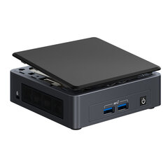 Intel NUC i7 NUC11TNKI7 i7-1165G7 БЕЗ ШНУРА GEN11 Tiger Canyon Lite цена и информация | Стационарные компьютеры | pigu.lt