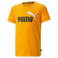 Футболк Puma Ess+ 2 Col Logo Yellow 586985 39 цена и информация | Рубашки для мальчиков | pigu.lt