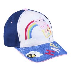 Детская кепка Peppa Pig, синяя (51 см) цена и информация | Шапки, перчатки, шарфы для девочек | pigu.lt