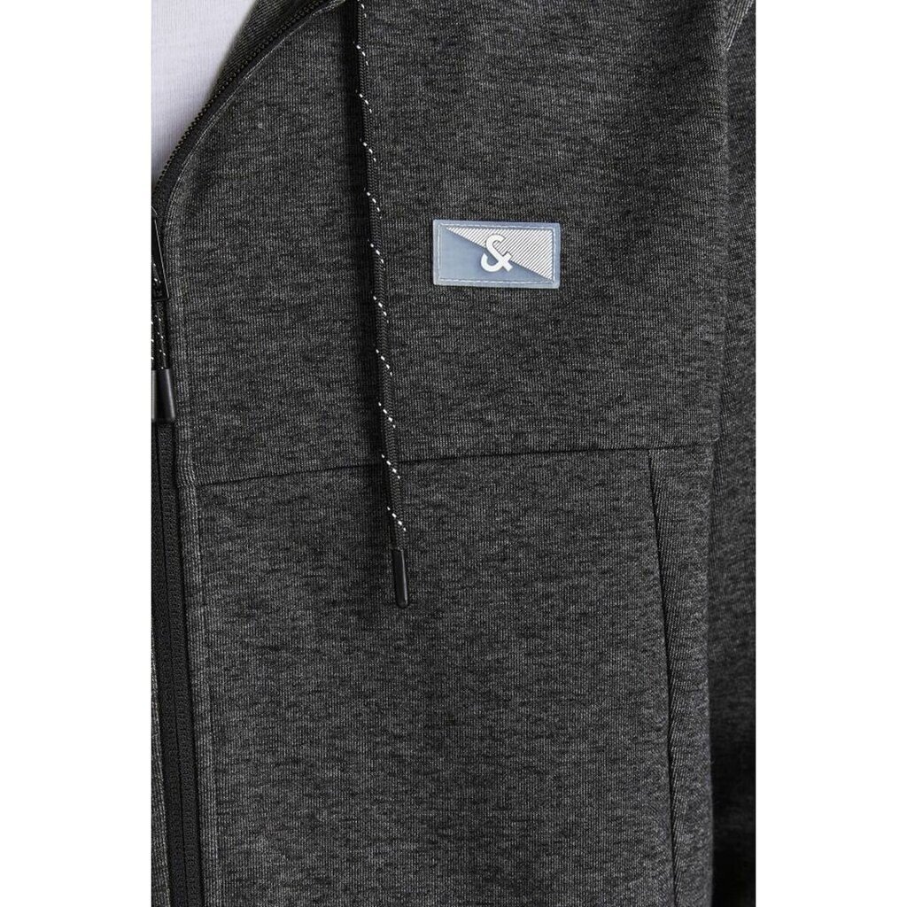 Vyriškas džemperis be gobtuvo Jack&Jones 12204926, pilkas цена и информация | Džemperiai vyrams | pigu.lt