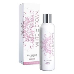 Savaiminio įdegio losjonas White To Brown Medium, 250 ml цена и информация | Кремы для автозагара | pigu.lt