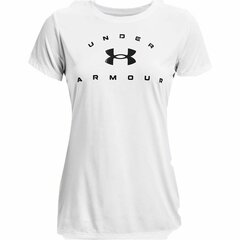 Футболка с коротким рукавом женская Under Armour Tech Solid Белый цена и информация | Футболка женская | pigu.lt