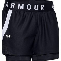 Спортивные шорты Under Armour Play Up 2 In 1 Чёрный цена и информация | Спортивная одежда для женщин | pigu.lt