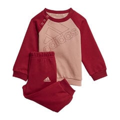 Спортивный костюм для малышей Adidas Essentials Logo Красный цена и информация | Комплекты одежды для новорожденных | pigu.lt