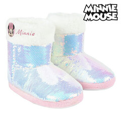 Šlepetės mergaitėms Minnie Mouse, sidabrinės цена и информация | Детские тапочки, домашняя обувь | pigu.lt