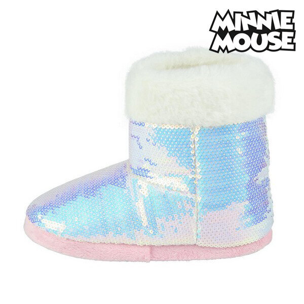 Šlepetės mergaitėms Minnie Mouse, sidabrinės kaina ir informacija | Šlepetės, kambario avalynė vaikams | pigu.lt