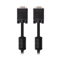VGA-кабель NANOCABLE 10.15.01 Чёрный цена и информация | Кабели и провода | pigu.lt