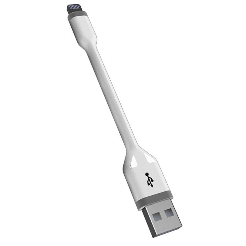 Ksix, USB - Lightning, 0.1 m kaina ir informacija | Kabeliai ir laidai | pigu.lt