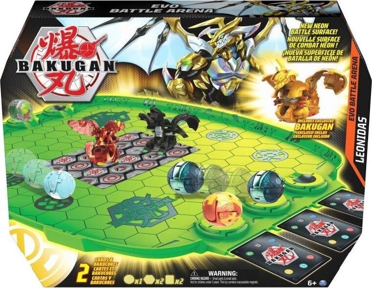 Bakugan Evo Battle Arena with Exclusive Leonidas kaina ir informacija | Žaidėjų atributika | pigu.lt