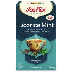 Yogi Tea Licorice Mint prieskoninė arbata, 17 pakelių kaina ir informacija | Arbata | pigu.lt